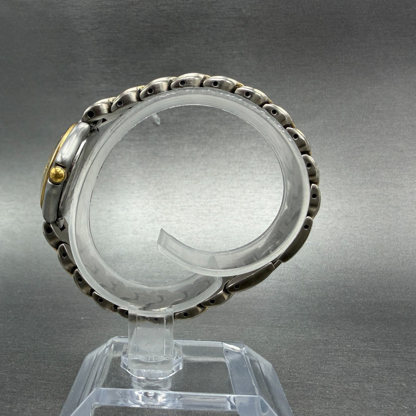Citizen Elegance Watch Women 25mm Champagne Dial Two Tone Round New Battery ABC96