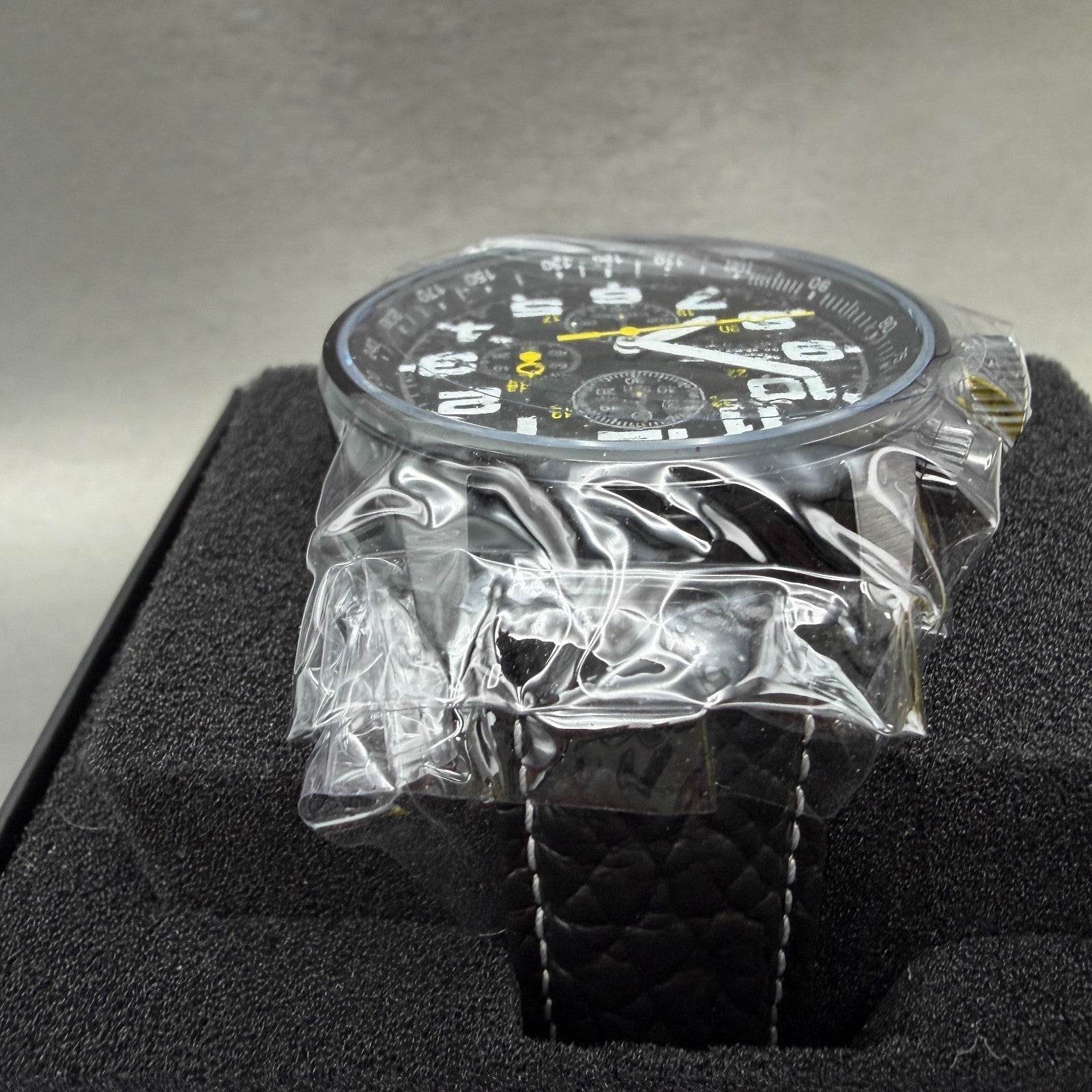 Invicta I-Force Chrono Watch Men 46mm Black Dial Black Tone Date 3332 NIB4