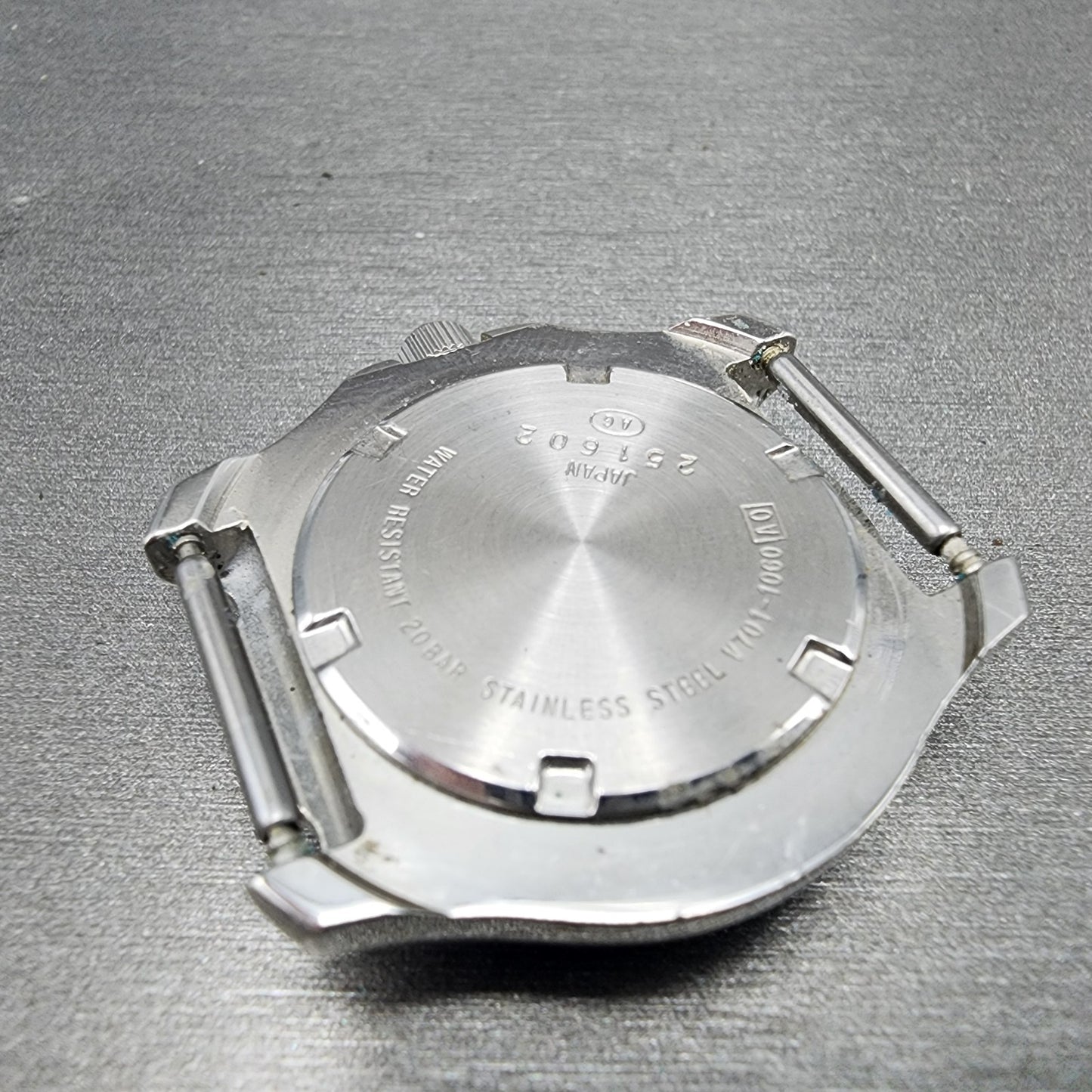 ALBA Aqua gear Dive Watch Women 32mm White Dial Silver Tone Round New battery6