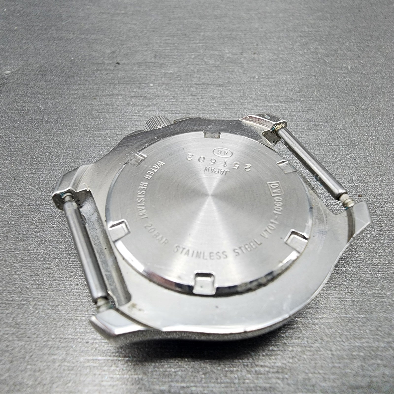 ALBA Aqua gear Dive Watch Women 32mm White Dial Silver Tone Round New battery6