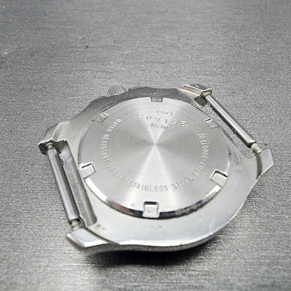 ALBA Aqua gear Dive Watch Women 32mm White Dial Silver Tone Round New battery6