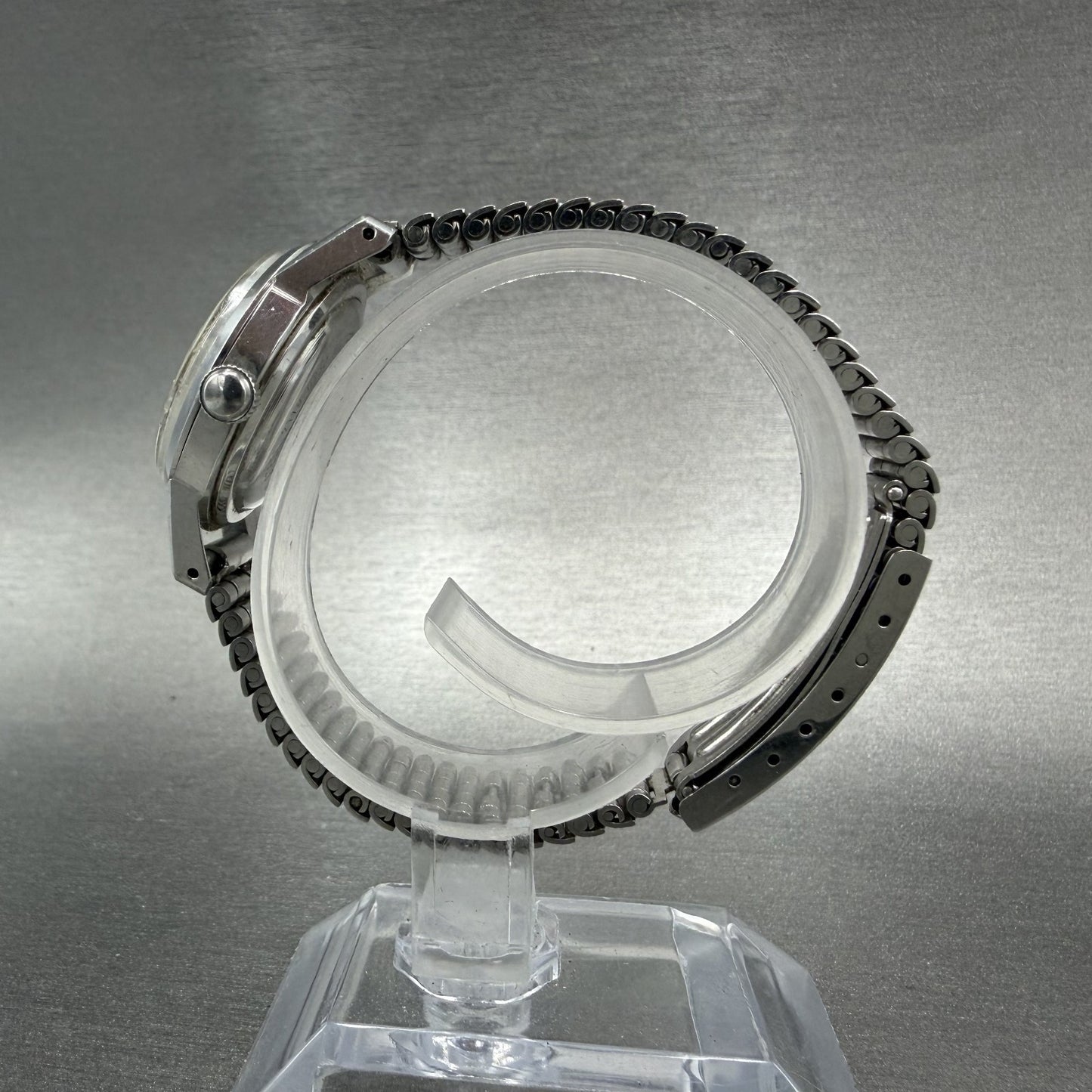 Seiko Watch Women 26mm Silver Dial Silver Tone Date 2118-0230 Manual Runs6