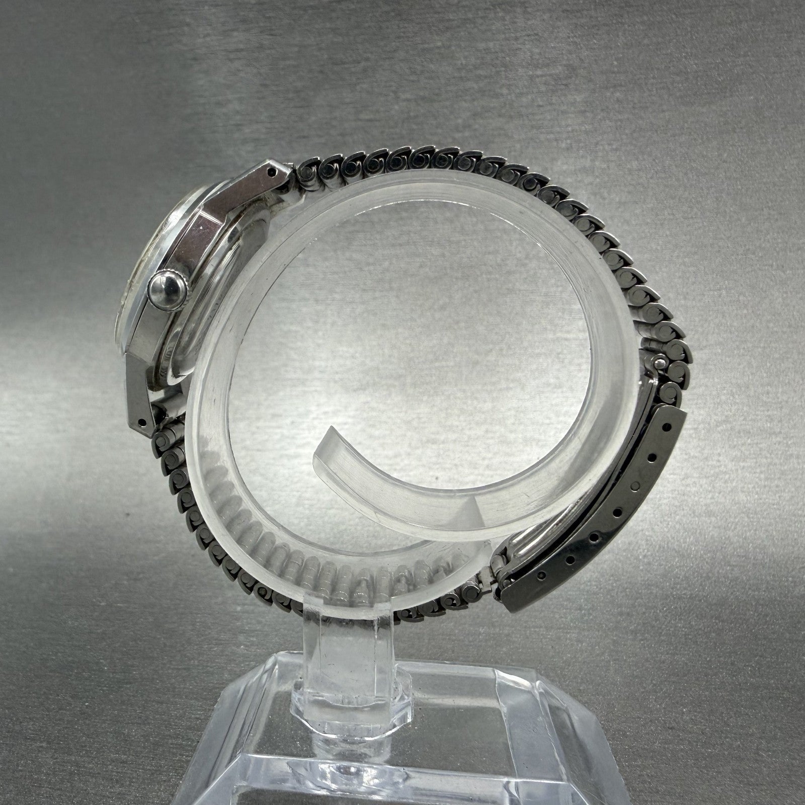 Seiko Watch Women 26mm Silver Dial Silver Tone Date 2118-0230 Manual Runs6