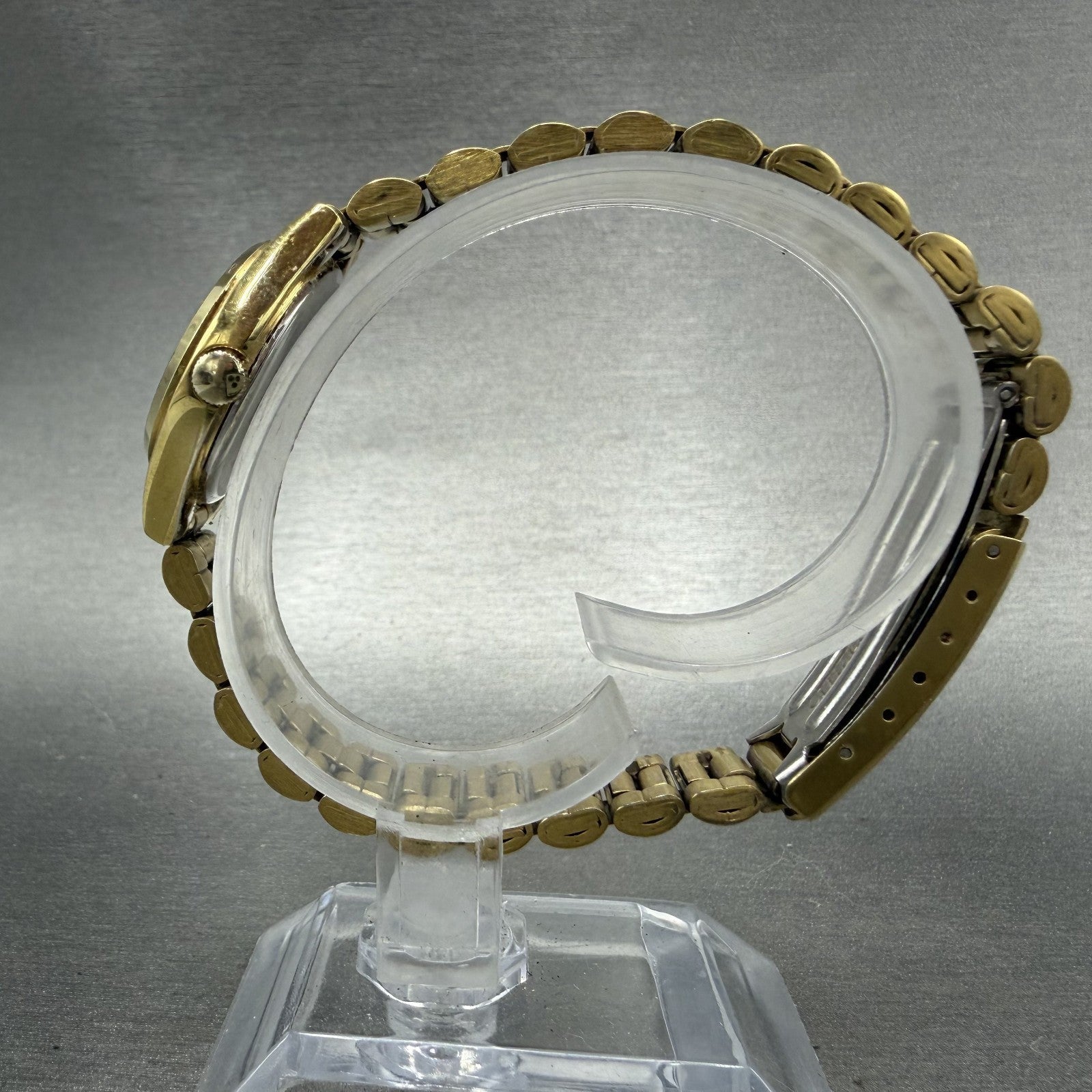 Citizen Railroad Approved Watch Women 25mm White Dial Gold Tone Daydate New Batt6