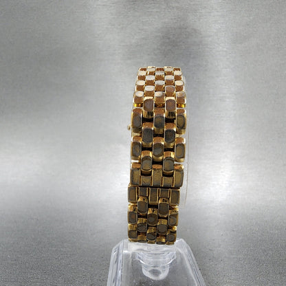 Raymond Weil Watch Women 24mm Black Dial Gold Plated Diamonds 9937 New Battery7