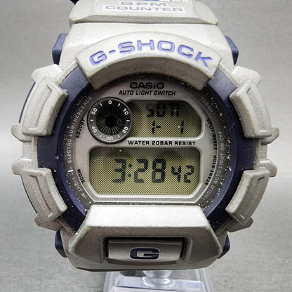 Casio GShock DW9550 Watch Men 48mm Digital Blue Gray Alarm Chrono New Battery1