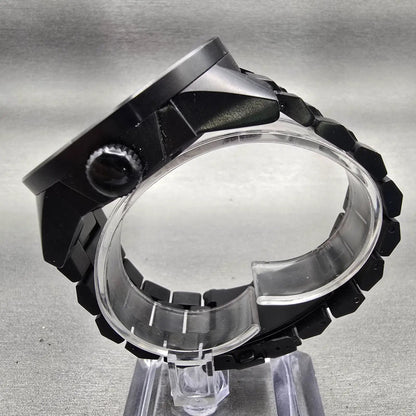 Nixon The Corporal Watch Men 48mm Black Dial Black Tone Round New Battery6