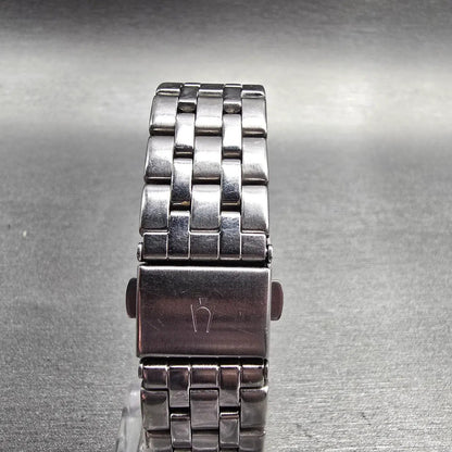 Bulova Tank Watch Women 22mm Silver Dial Silver Tone Rectangle 96L006 New Batt7