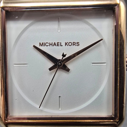 Michael Kors Lake Watch Women 32mm White Dial Rose Gold Tone MK-3645 New Battery1
