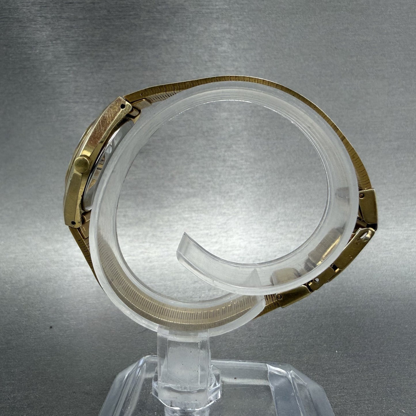 Seiko Watch Women 23mm Champagne Dial Gold Tone Round 3421-0079 New Battery6