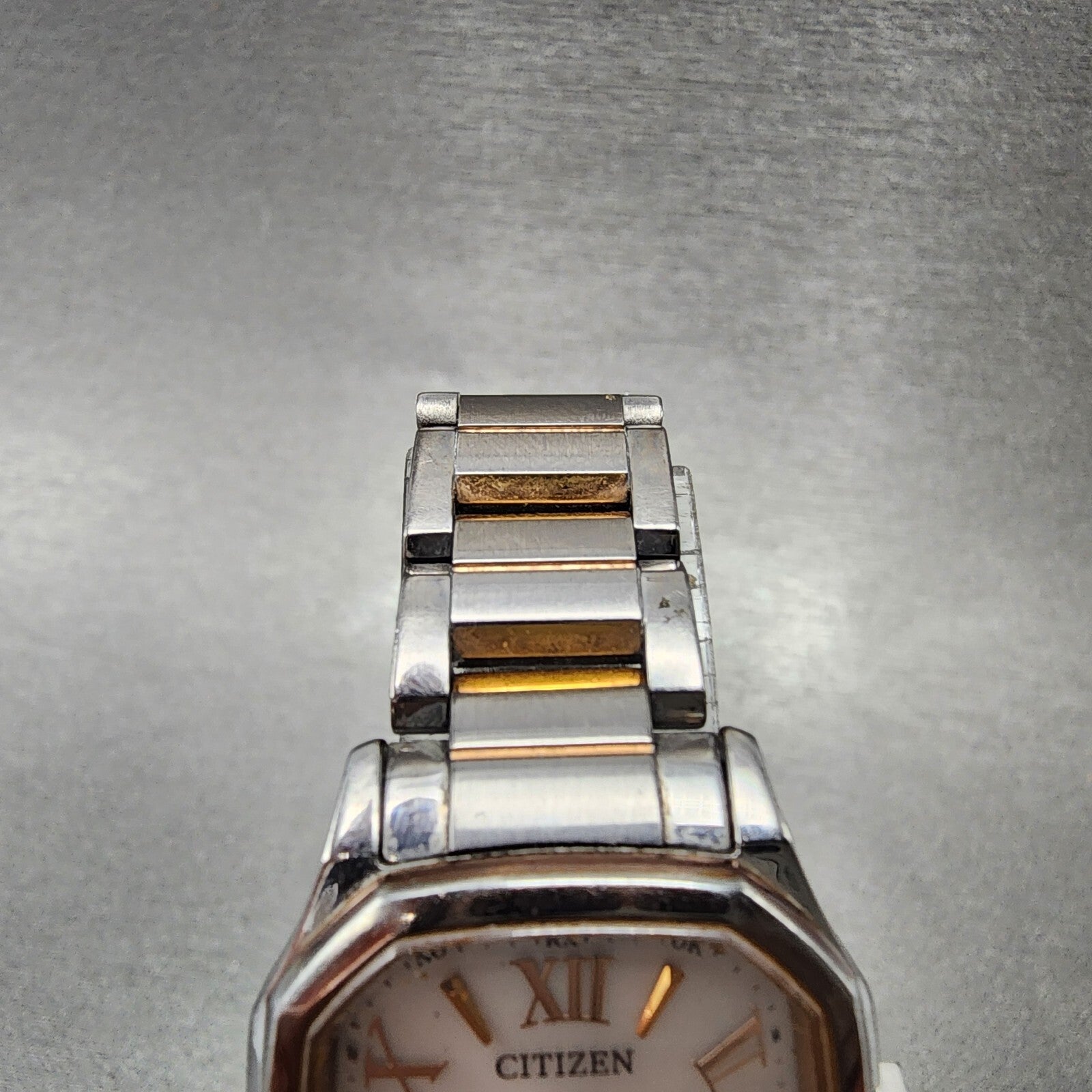 Citizen EcoDrive XC Watch Women 26mm White Dial Two Tone Date H058T017568 Runs4