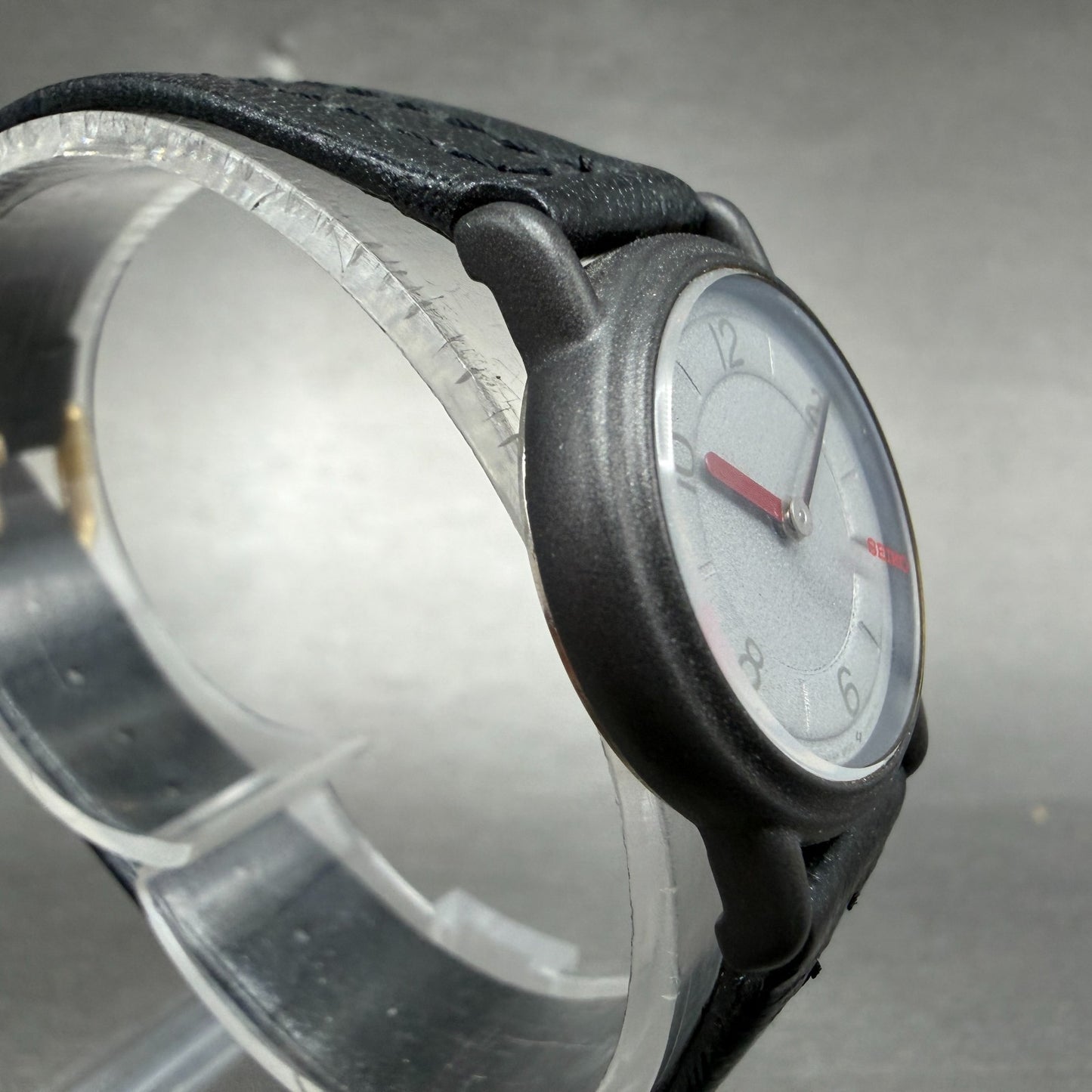 Seiko Watch Women 25mm Silver Dial Gray Tone Round 2P20-0B39 New Battery NOS3