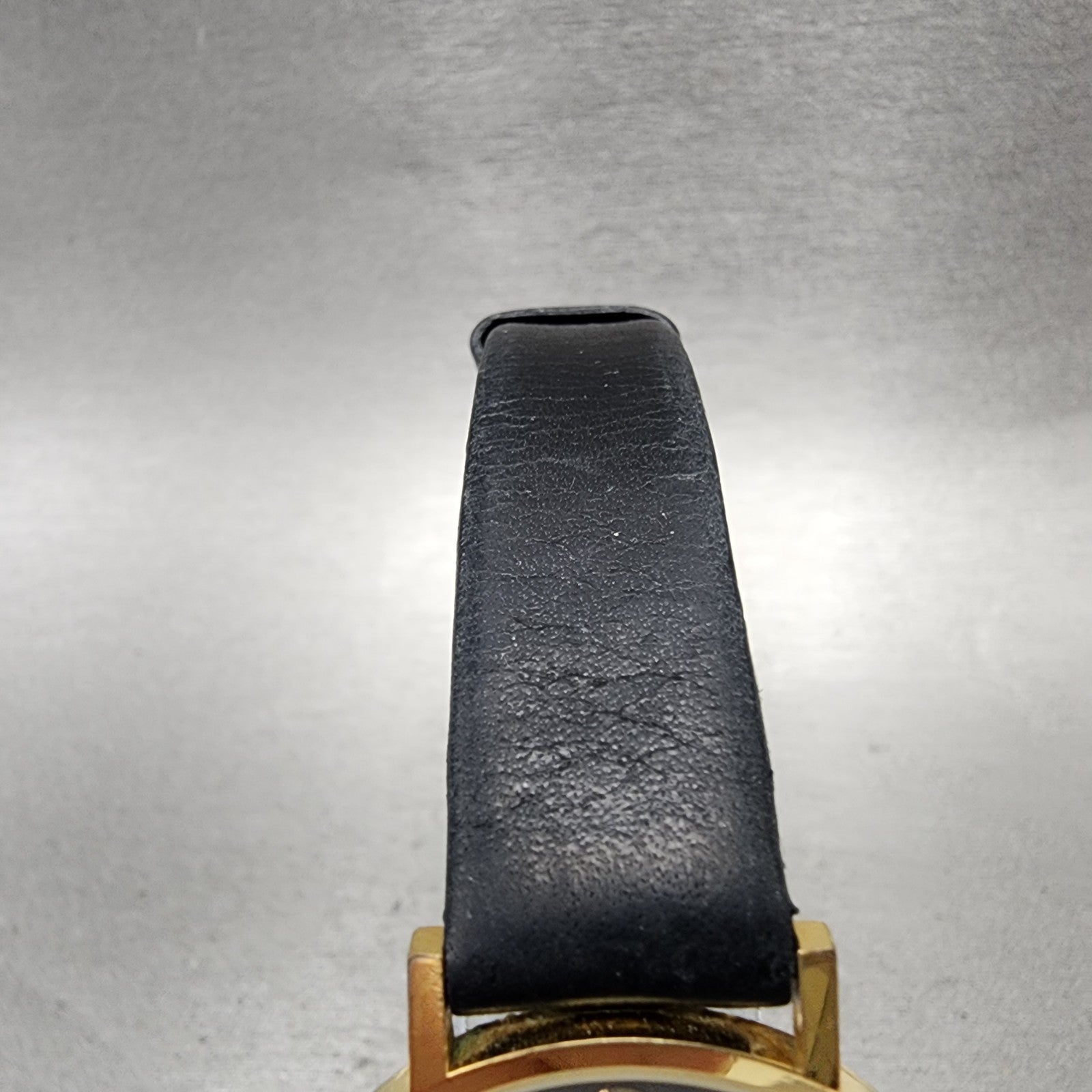 Movado Museum Watch 31mm Women Black Dial Gold Tone Round 87.45.882.1 New Batt4