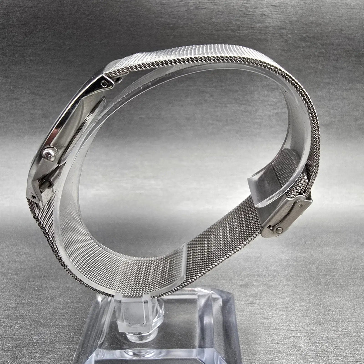 Skagen Watch Men 34mm Black Dial Silver Tone Eldorado Round 233LSSB New Battery6