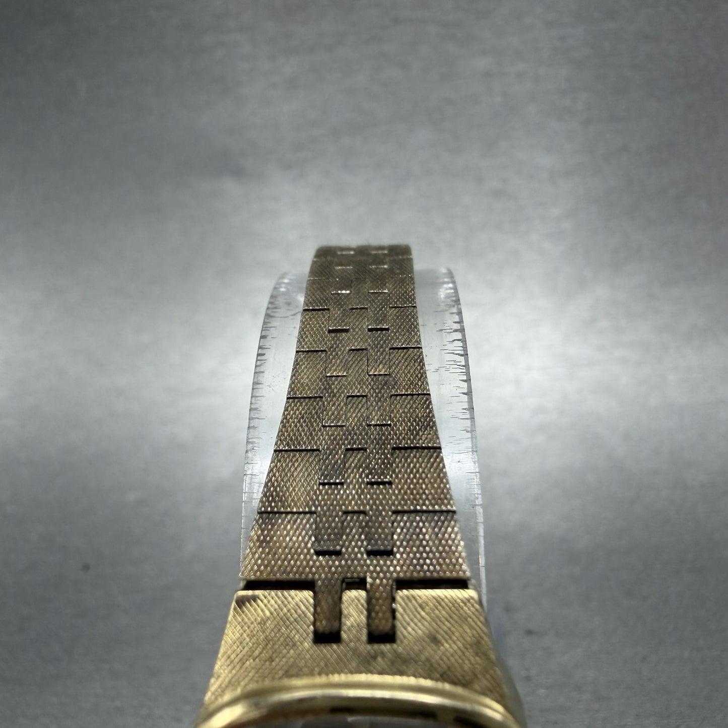 Seiko Watch Women 19mm Brown Dial Gold Tone Rectangle Manual Wind Runs 11-3949 I4