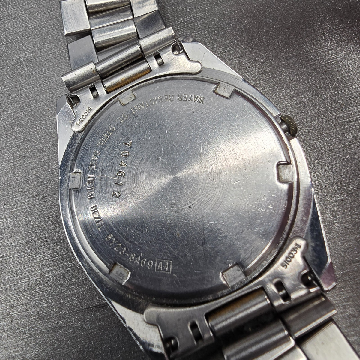 Seiko President Watch Men 35mm Silver Dial Two Tone Daydate SQ 5Y23-8A69 New Bat10