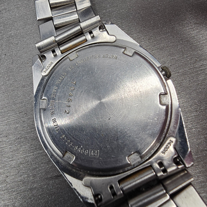 Seiko President Watch Men 35mm Silver Dial Two Tone Daydate SQ 5Y23-8A69 New Bat10