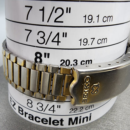 Seiko Analog Digital Watch men 33mm Gold Dial Gold Tone H448-5009 PARTS