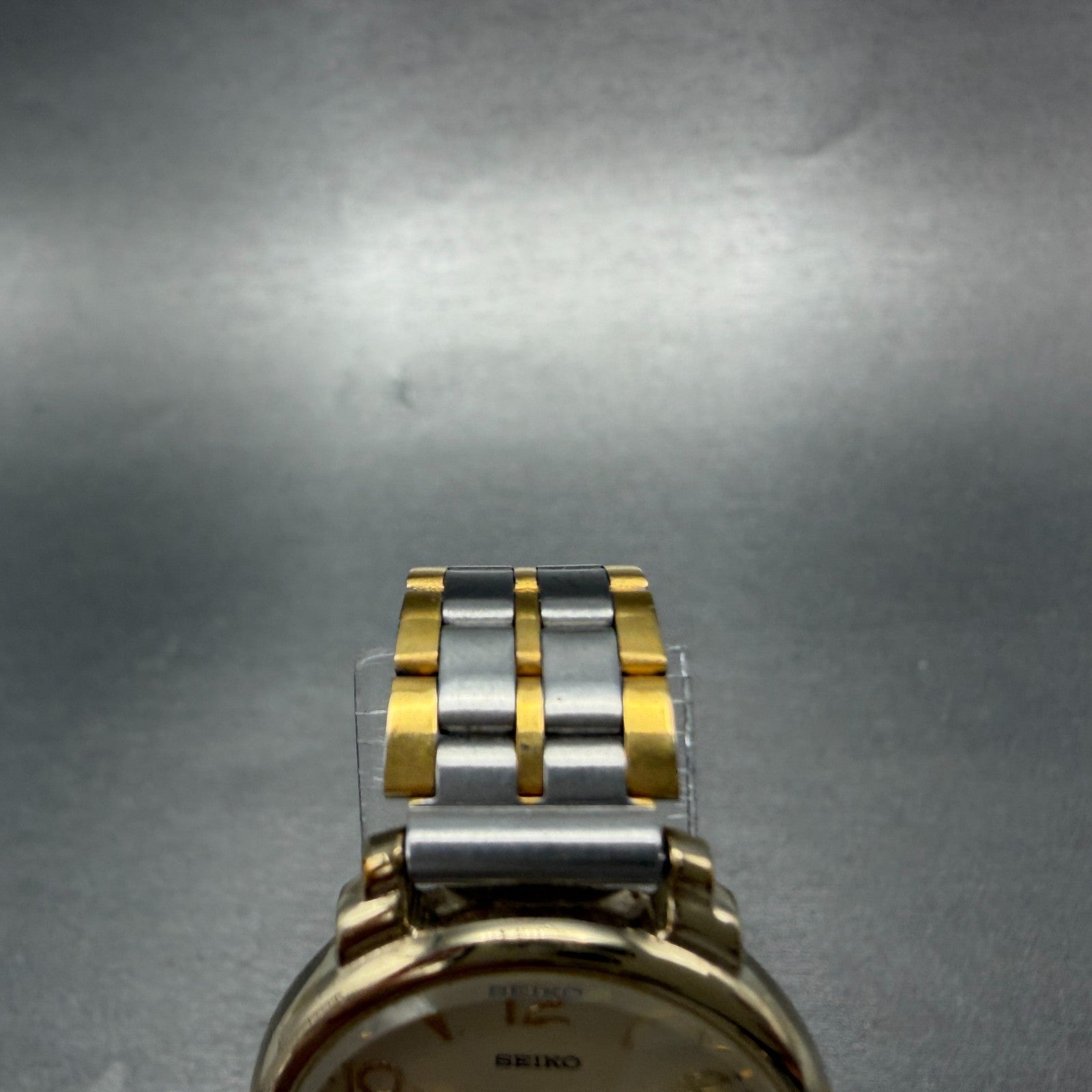 Seiko Watch Women 26mm Champagne Dial Two Tone Round 7321-035A New Battery4