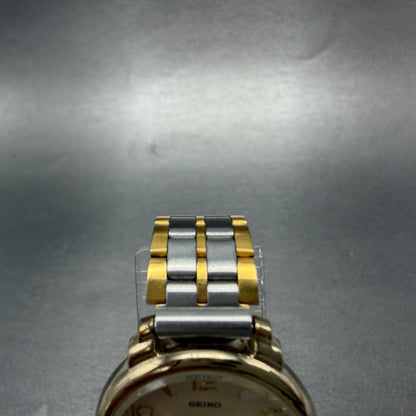 Seiko Watch Women 26mm Champagne Dial Two Tone Round 7321-035A New Battery4