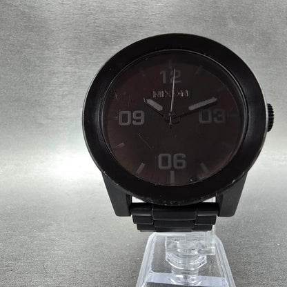 Nixon The Corporal Watch Men 48mm Black Dial Black Tone Round Bracelet new BattP5