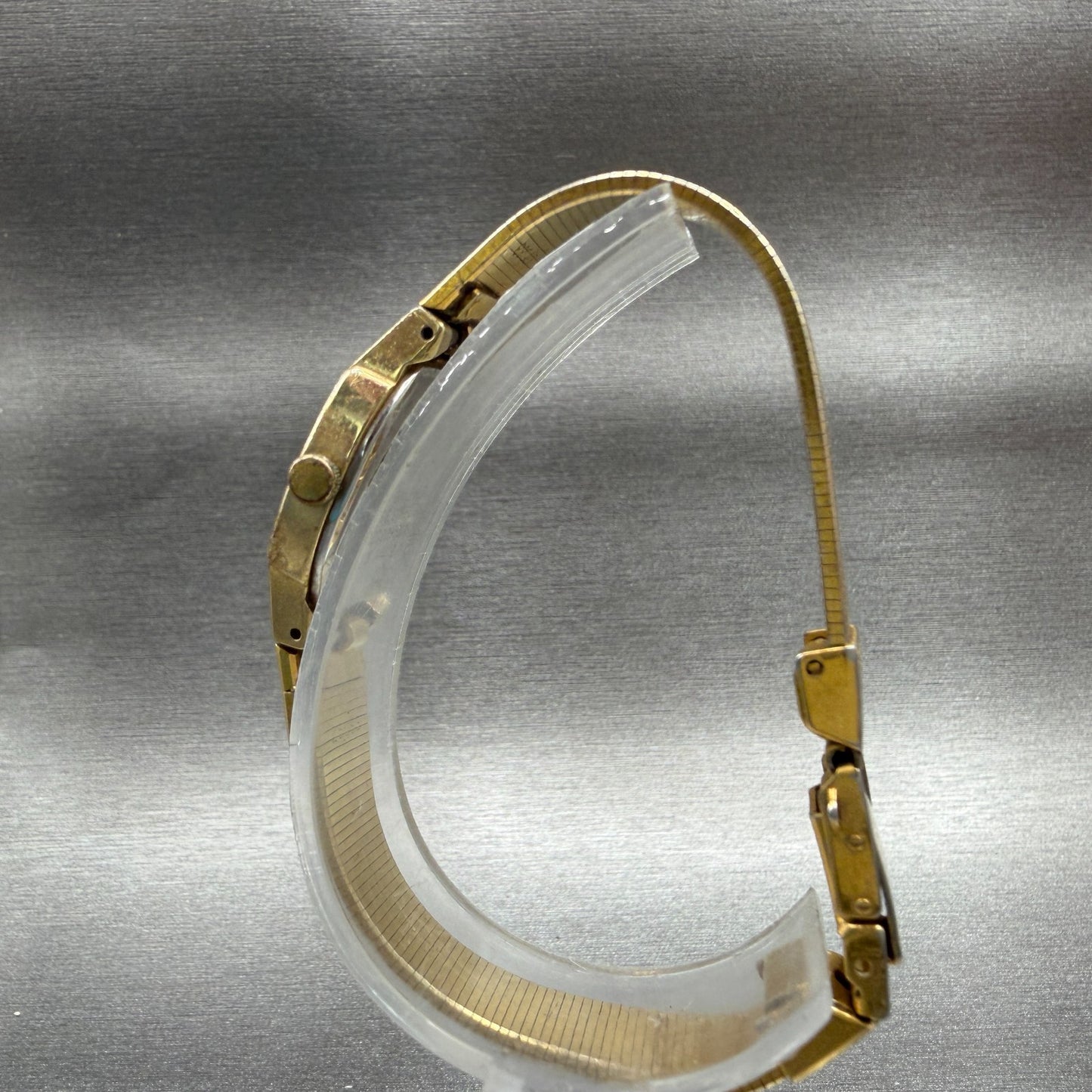 Seiko Watch Women 16mm Champagne Dial Gold Tone 2C20-5389 New Battery Vintage6