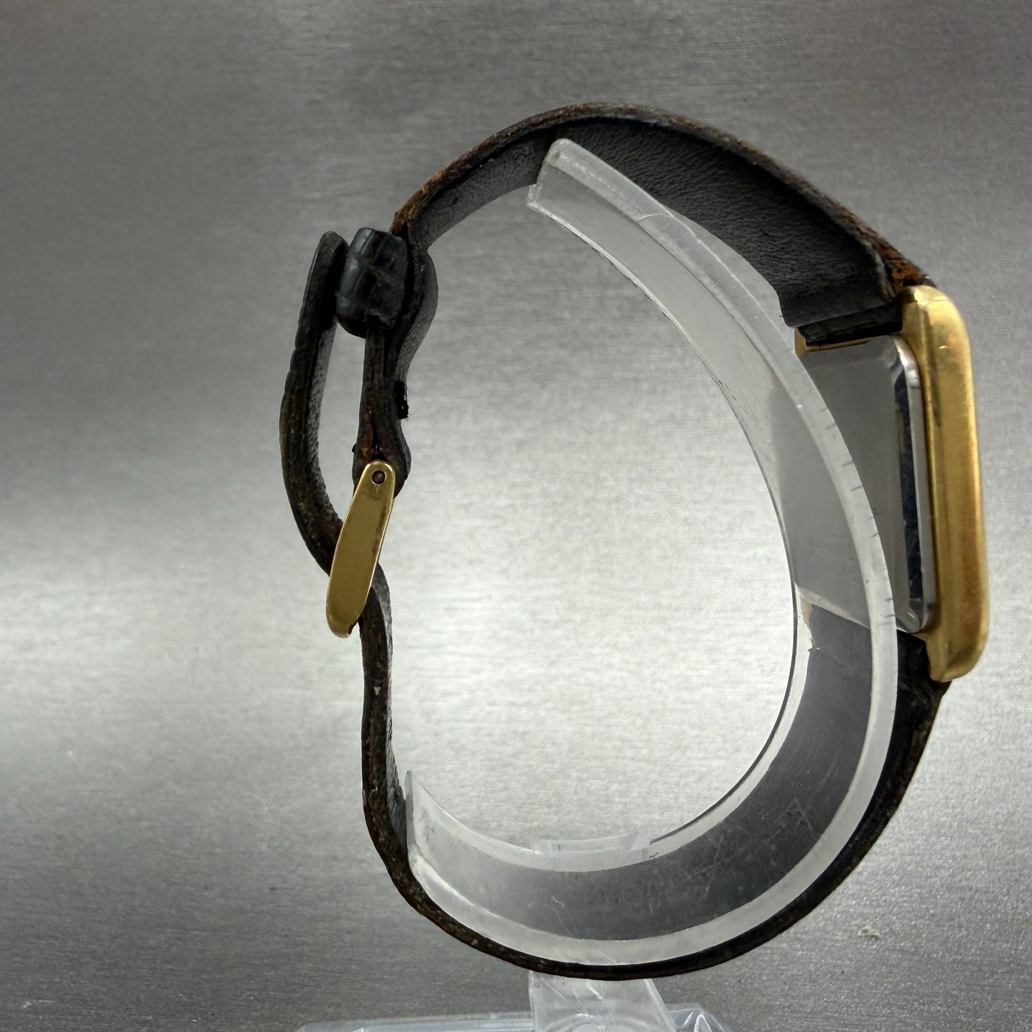 Seiko Tank Watch Women 22mm White Dial Gold Tone Rectangle 2320-5649 New Battery8