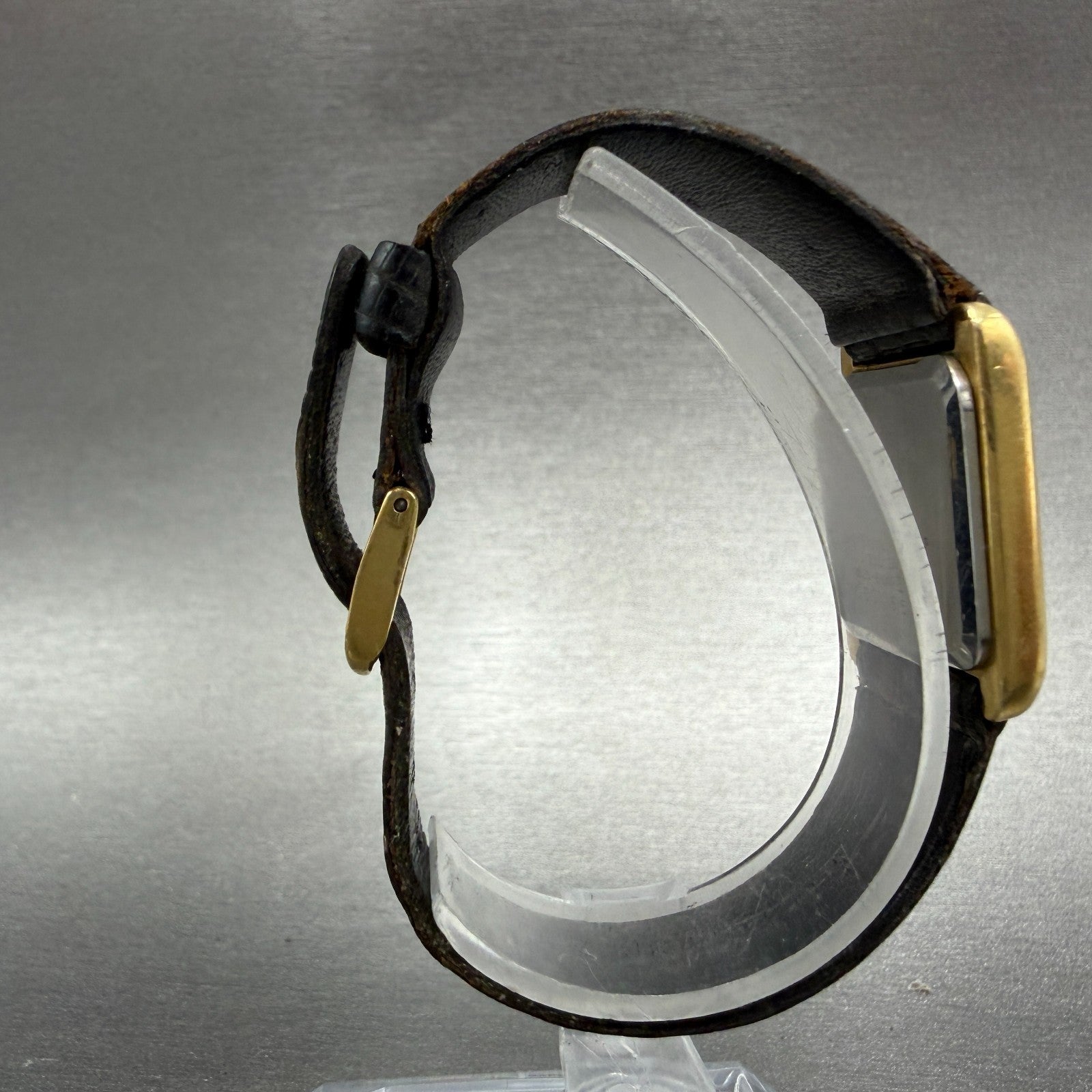 Seiko Tank Watch Women 22mm White Dial Gold Tone Rectangle 2320-5649 New Battery8