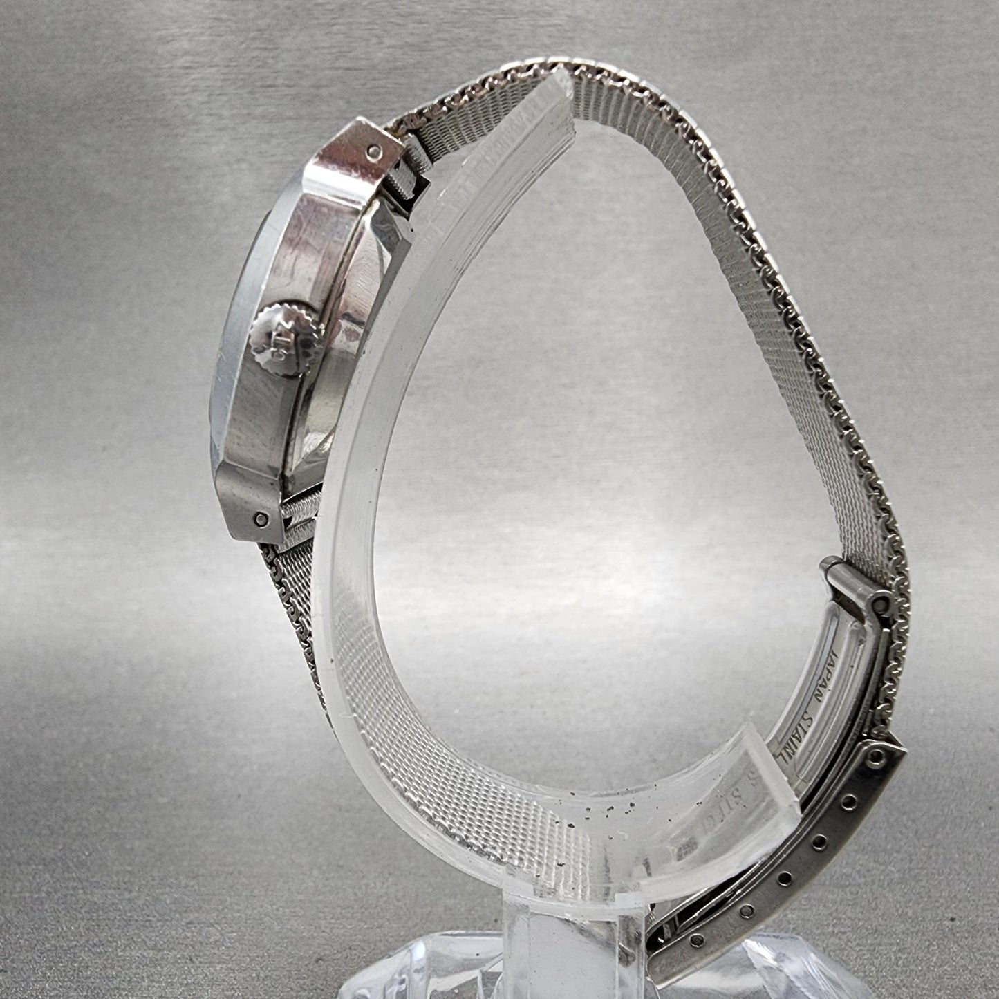 Citizen Automatic Watch Women 26mm Silver Dial Silver Tone Rectangle Runs VTG7