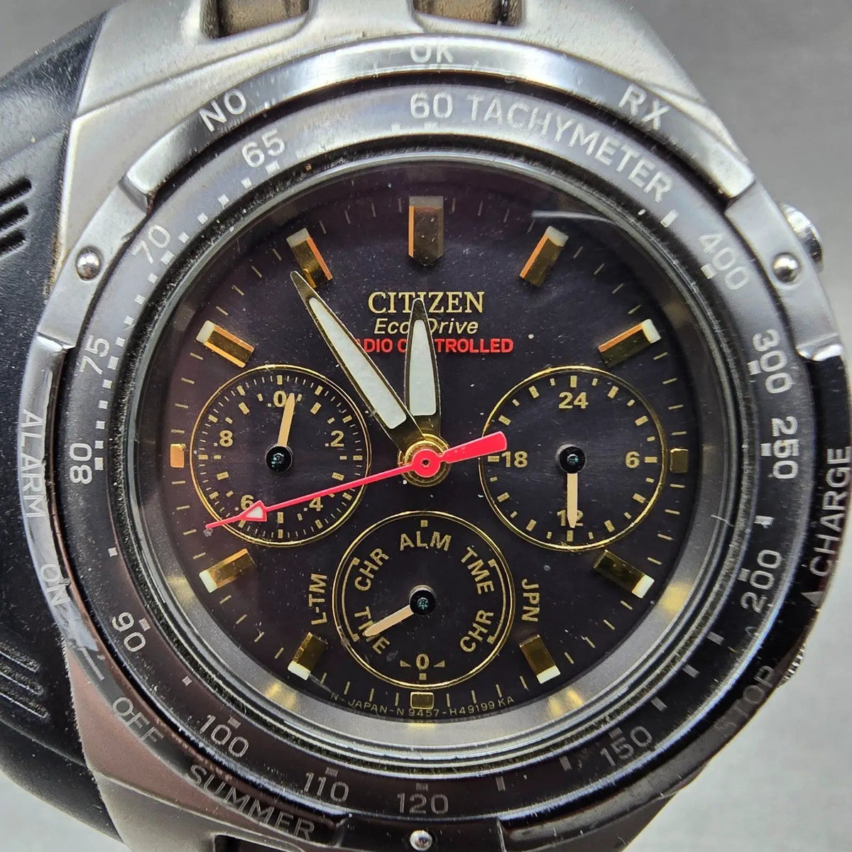 Citizen Space Master Watch Men 42mm Black Dial Titanium Eco-Drive Chronograph1