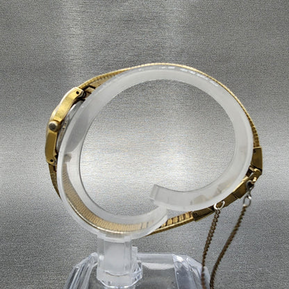 Citizen watch Women 18mm Champagne Dial Gold Tone 5930F90427 New Battery6