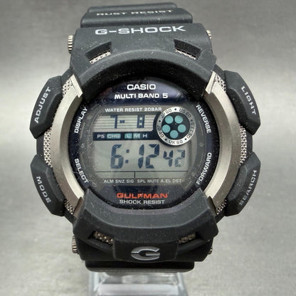Casio G-Shock Gulfman GW-9100 Watch Men 46mm Digital Black Solar  Atomic Works0