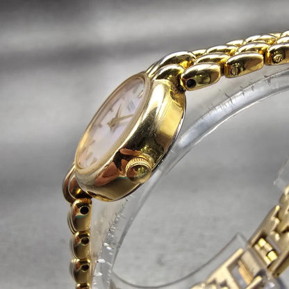 Citizen Watch Women 19mm MOP Dial Gold Tone Round 5920-S49577 New Battery VTG2