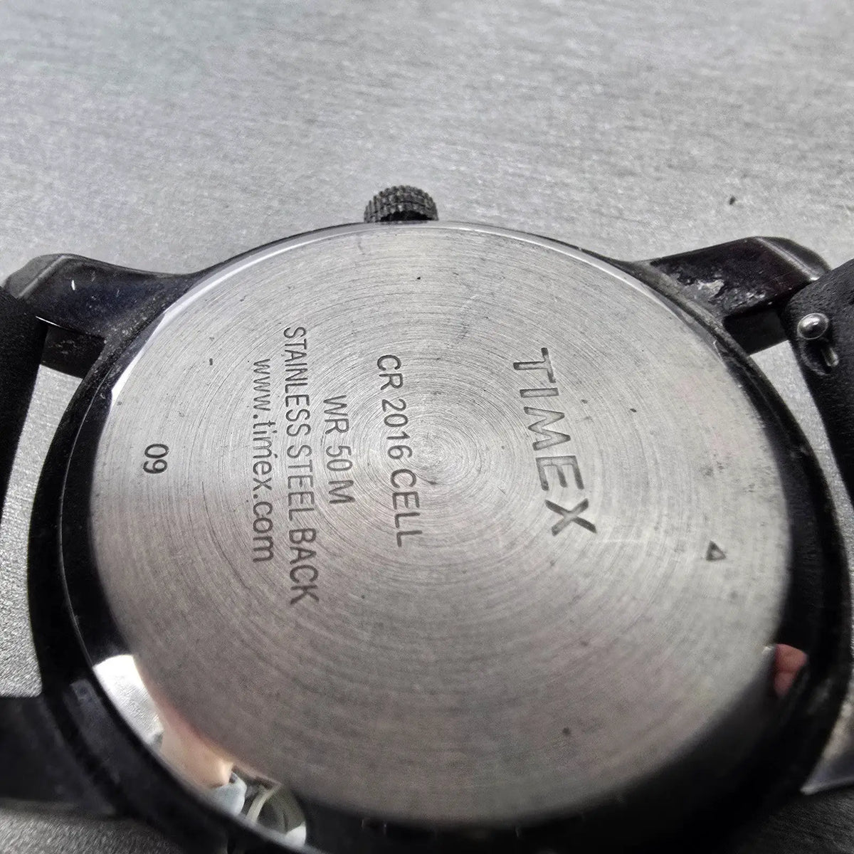 Timex Highland Street Wathc Men 39mm Black Dial Black Case Date New Battery9