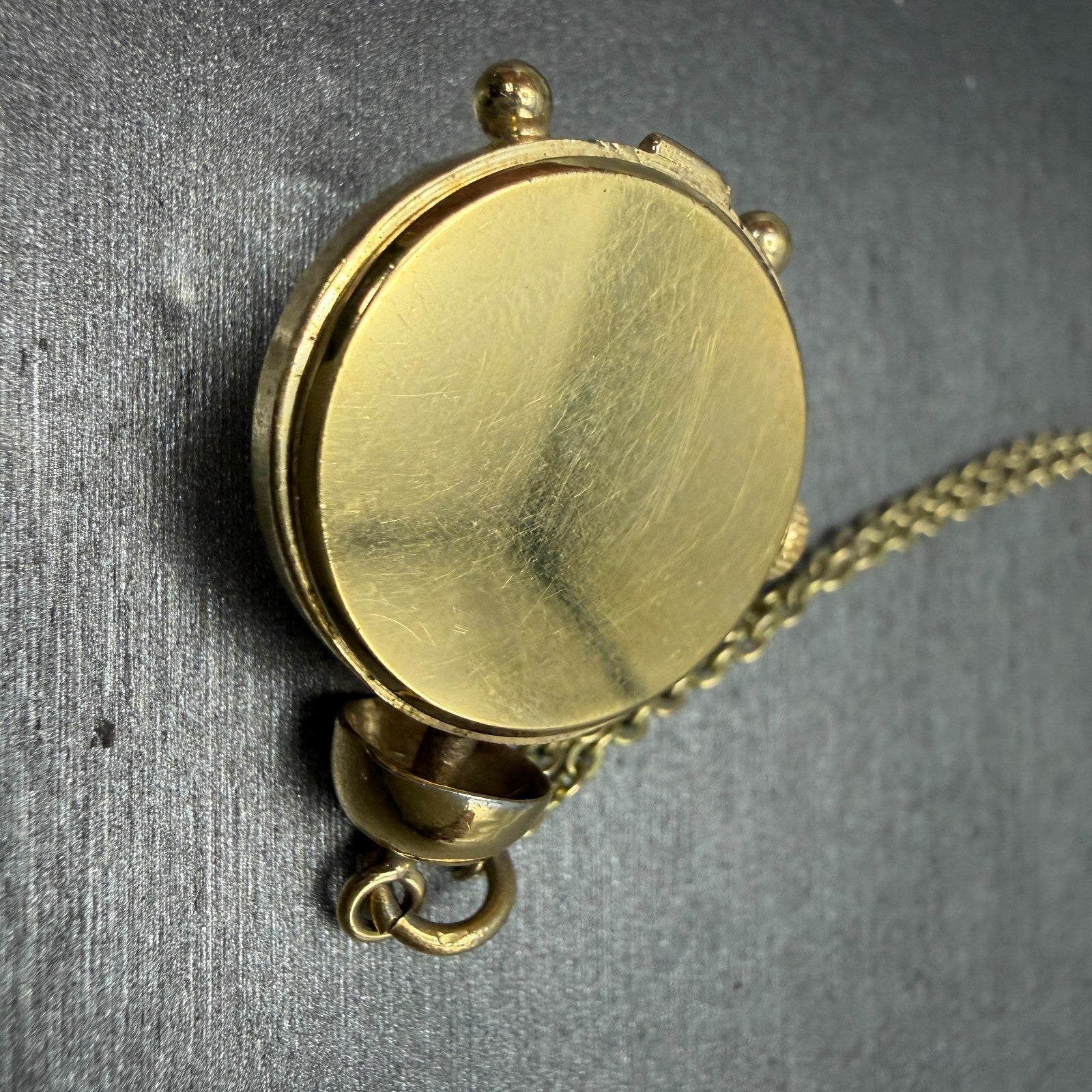 Orient Jupiter Necklace Watch Women 22mm Champagne Dial Gold Tone Round New Batt7