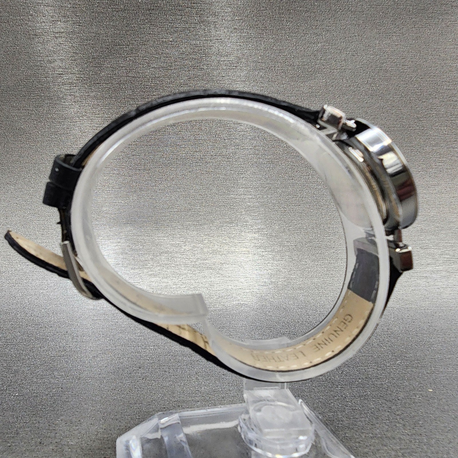 Georges Memmi Watch Women MOP Dial Silver Tone Round Swap Bezel New Battery10