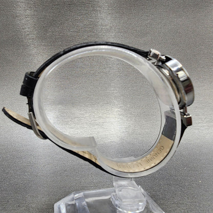 Georges Memmi Watch Women MOP Dial Silver Tone Round Swap Bezel New Battery10