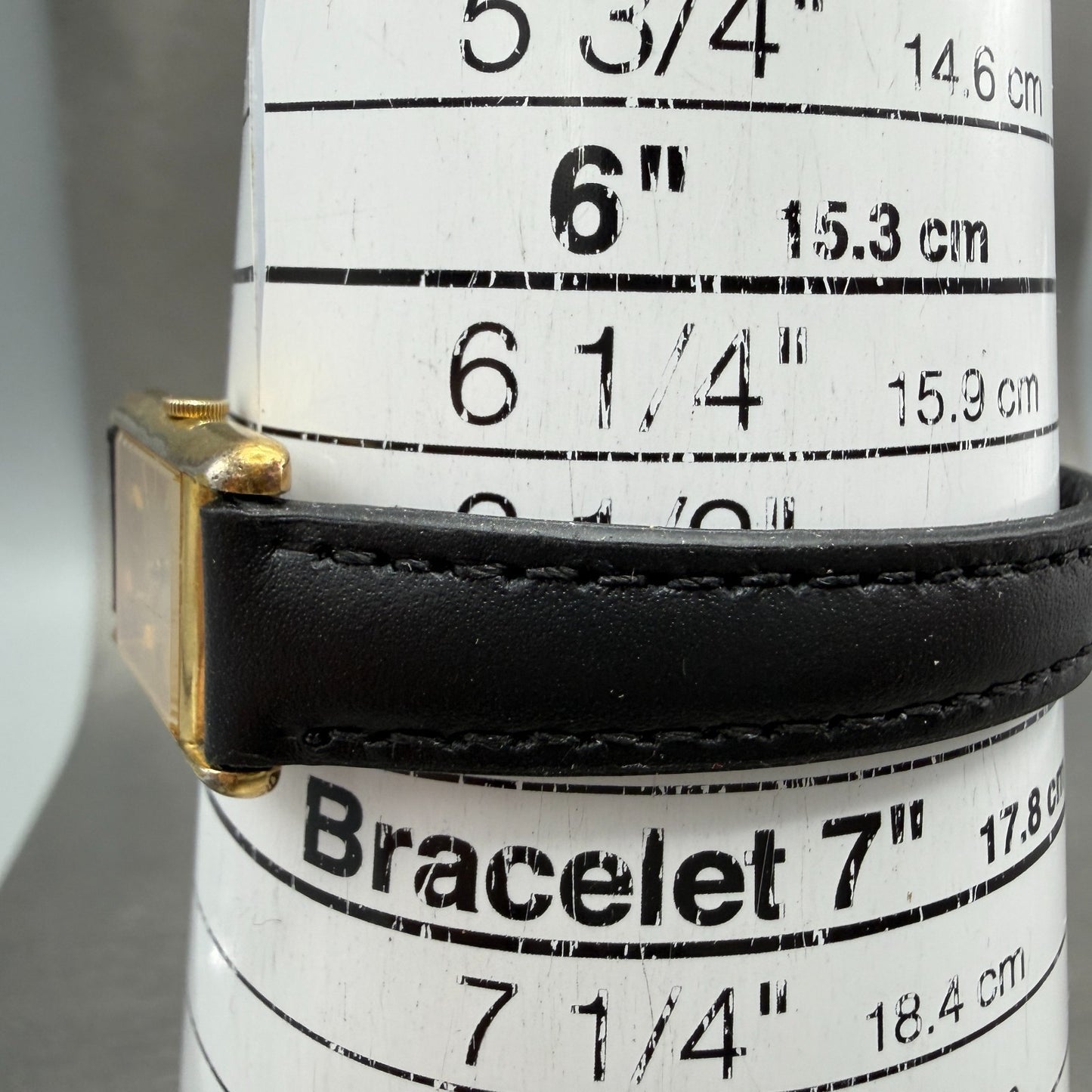 Seiko Tank Watch Women 18mm Champagne Dial Gold Tone VTG 1400-5039 New Battery10