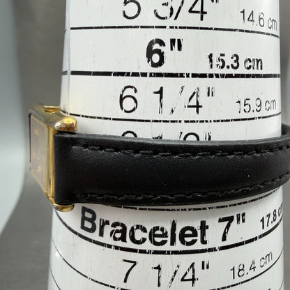 Seiko Tank Watch Women 18mm Champagne Dial Gold Tone VTG 1400-5039 New Battery10