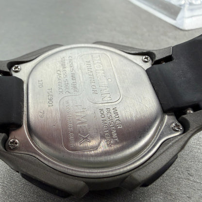 Timex Ironman Triathlon Watch Men 38mm Digital Gray  Alarm Chrono New BatteryLP9