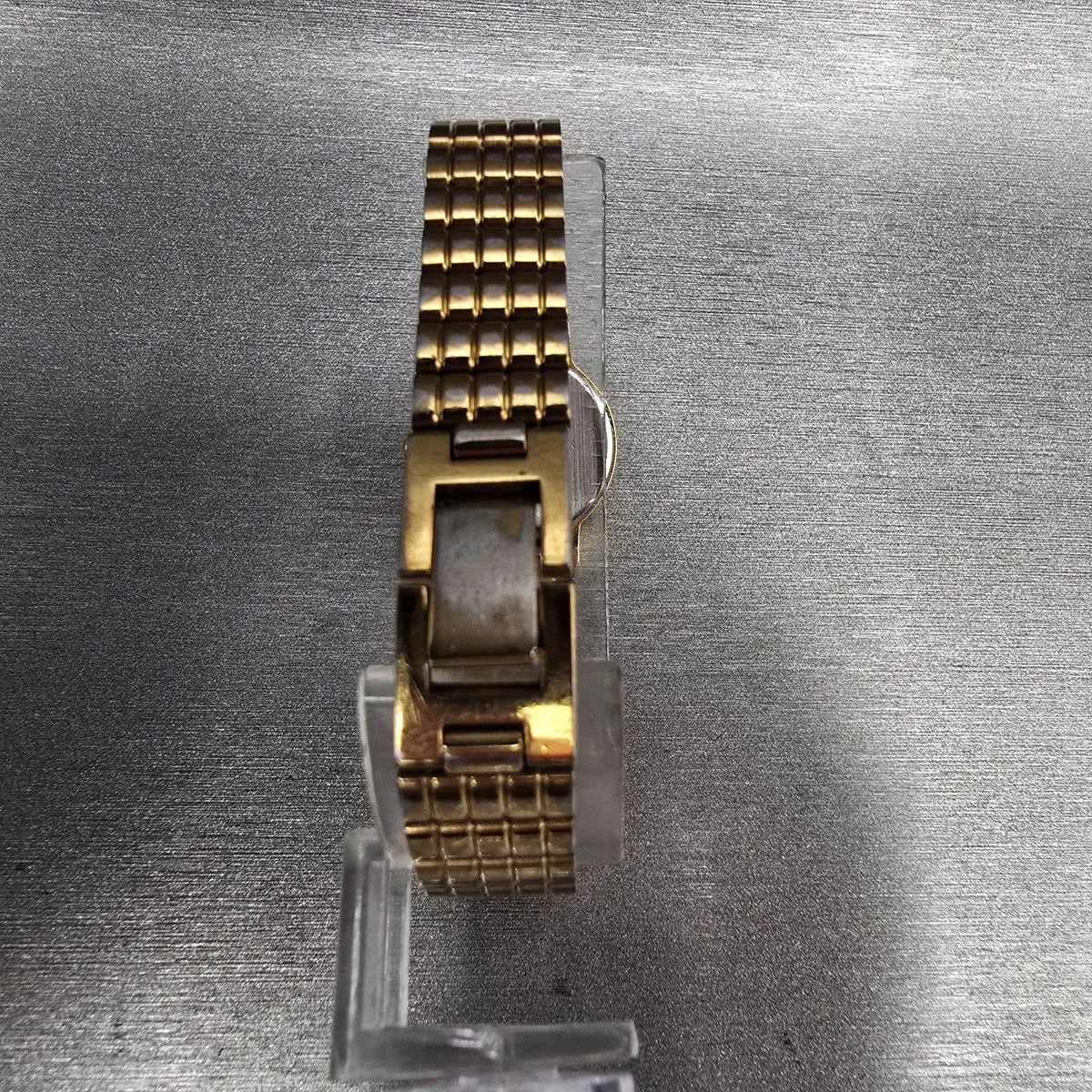 Seiko Watch Women 19mm Champagne Dial Gold Tone Round 1N00-)B10 New Battery VTG7