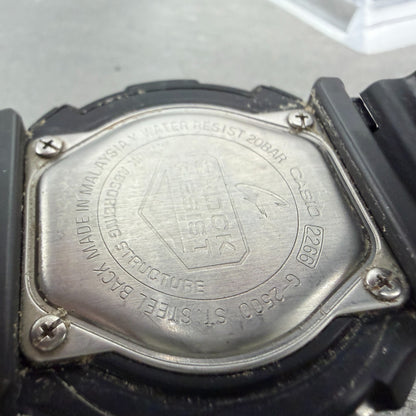 Casio G-Shock G-2500 Watch Men 47mm Black Daydate Alarm Chrono New Battery9
