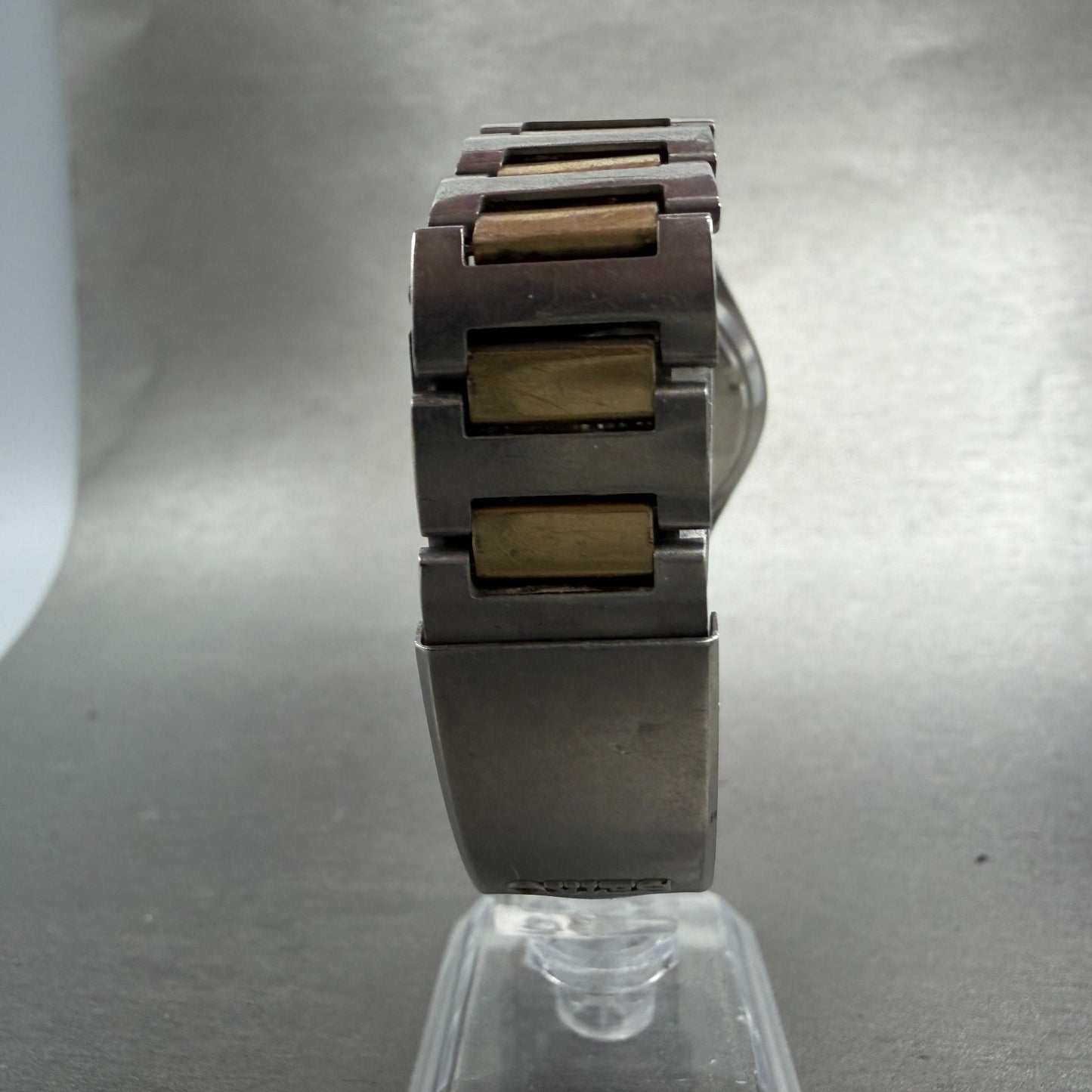 Seiko Automatic Watch Men 37mm Brown Dial Two Tone Daydate 6309-8099 PARTS VTG8
