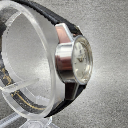 Waltham Watch Women 18mm Silver Dial Silver Tone Round Manual Wind Runs VTG3