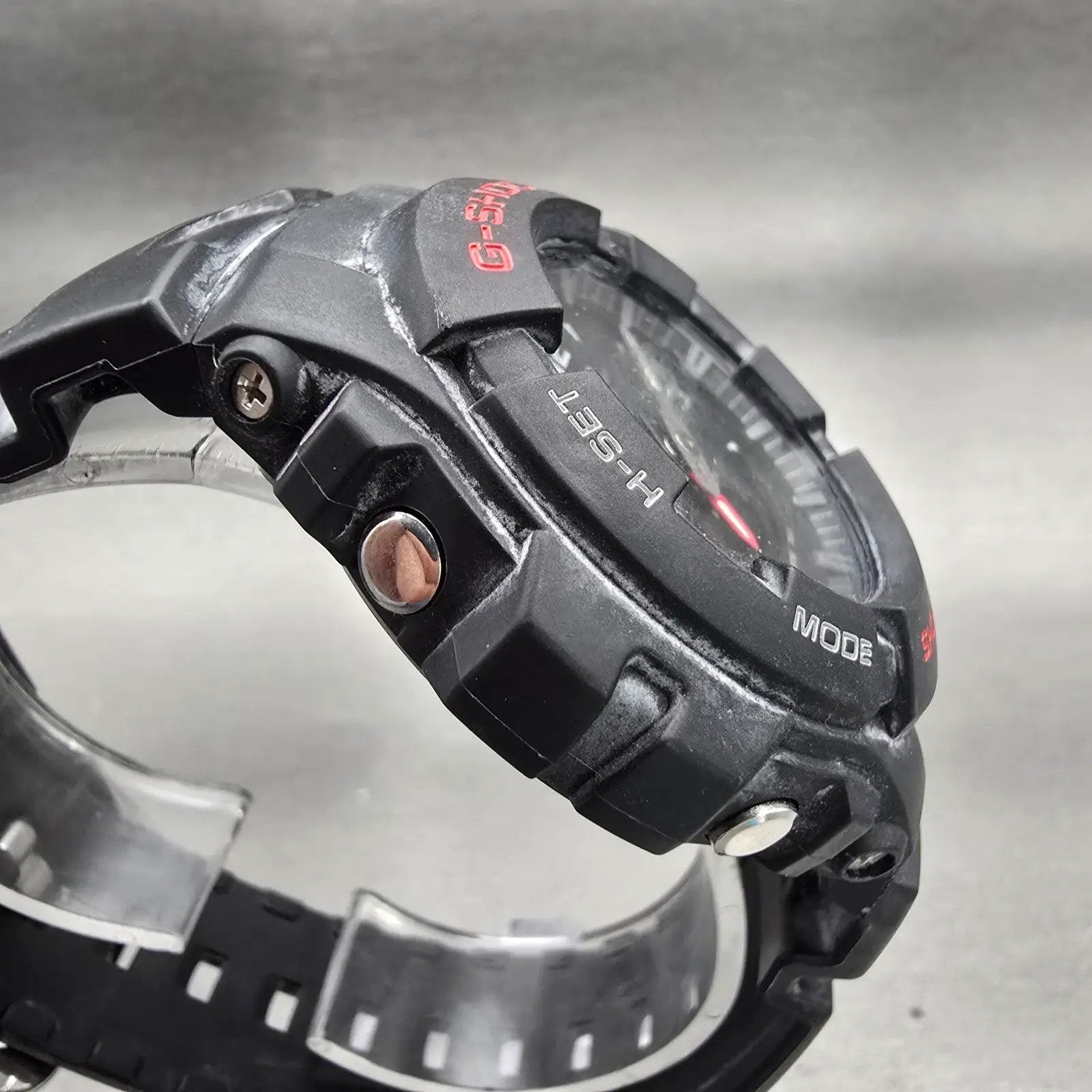 Casio G-Shock G-100 Watch Men 47mm Black Dial Black Case Alarm New Battery3