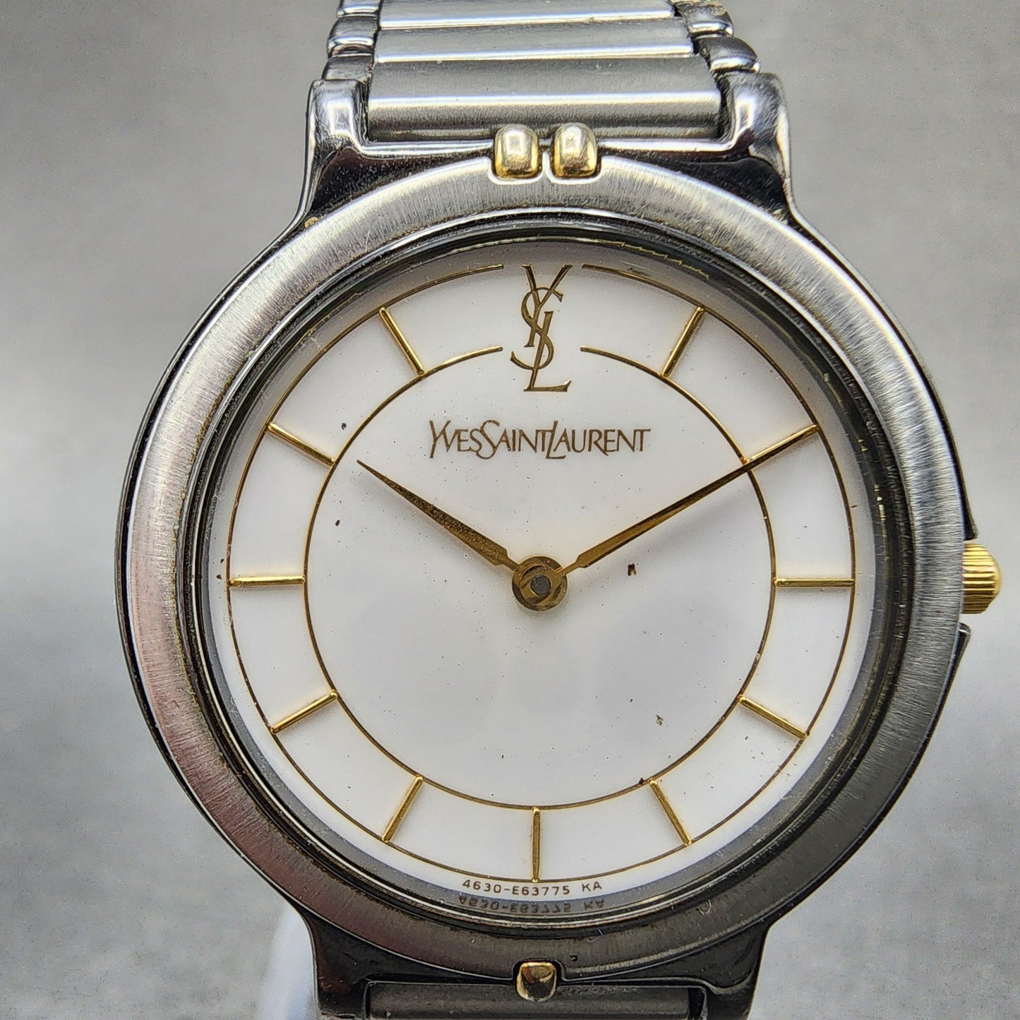 Yves Saint Laurent Watch Women 30mm White Dial Silver Round 4620E62275 PARTS0