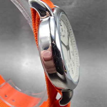 Timex Weekender Watch Men 38mm White Dial Silver Round New Battery T2N6524