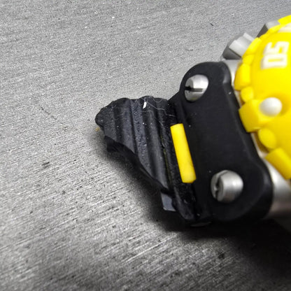 Invicta Chronograph Dive Watch Men 50mm Black Dial Steel Yellow 10038 NewBattery7
