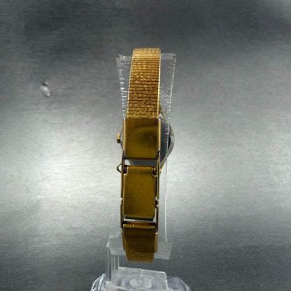Citizen CQ Watch Women 19mm Champagne Dial Gold Tone Round 4031-S02295 New Batt7
