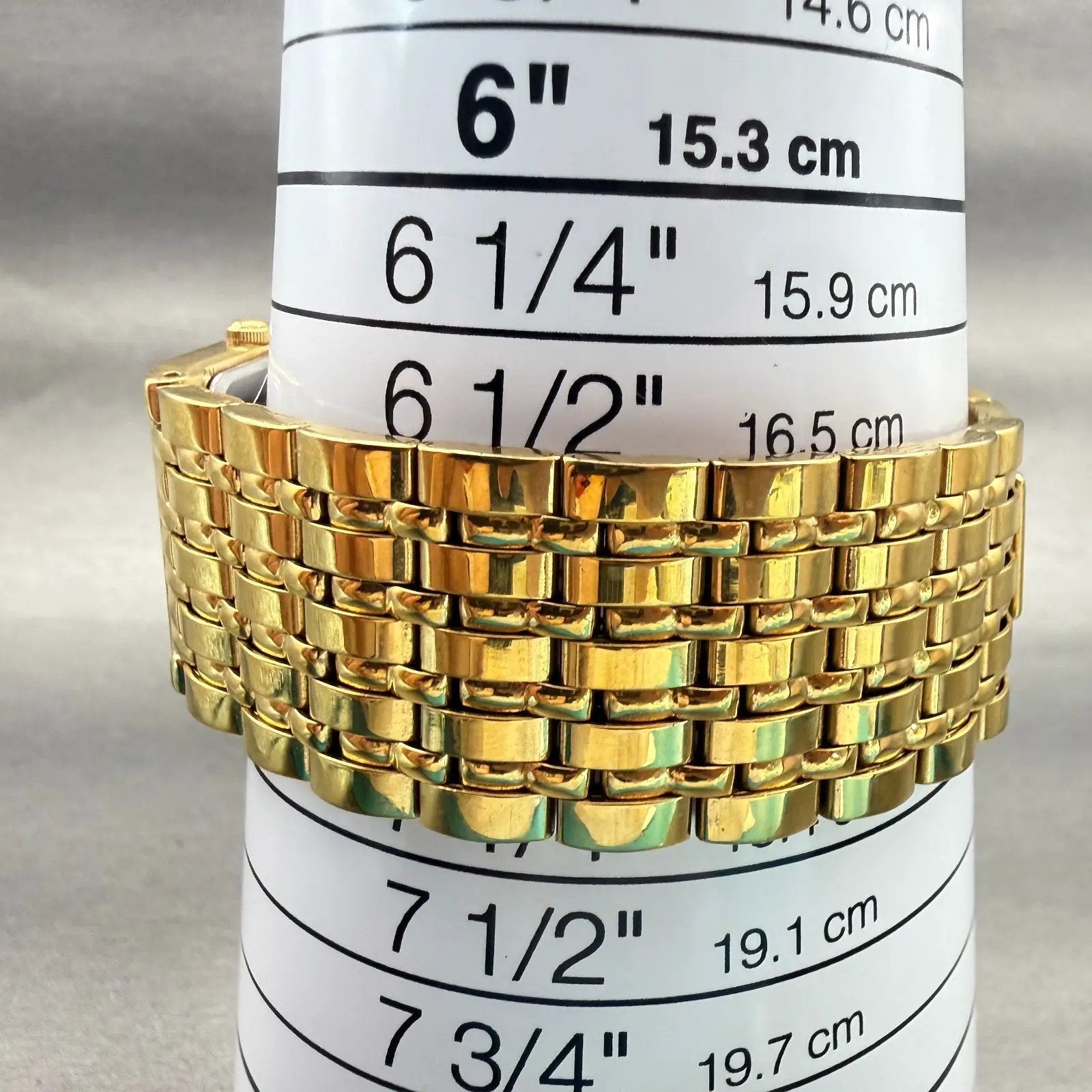 Seiko Watch Women 23mm Gold Dial Gold Tone Rectangle 4N00-6298 New Battery VTG9